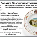 94. Forster Geschichtsstammtisch - die Schätze vom Schloss Pförten